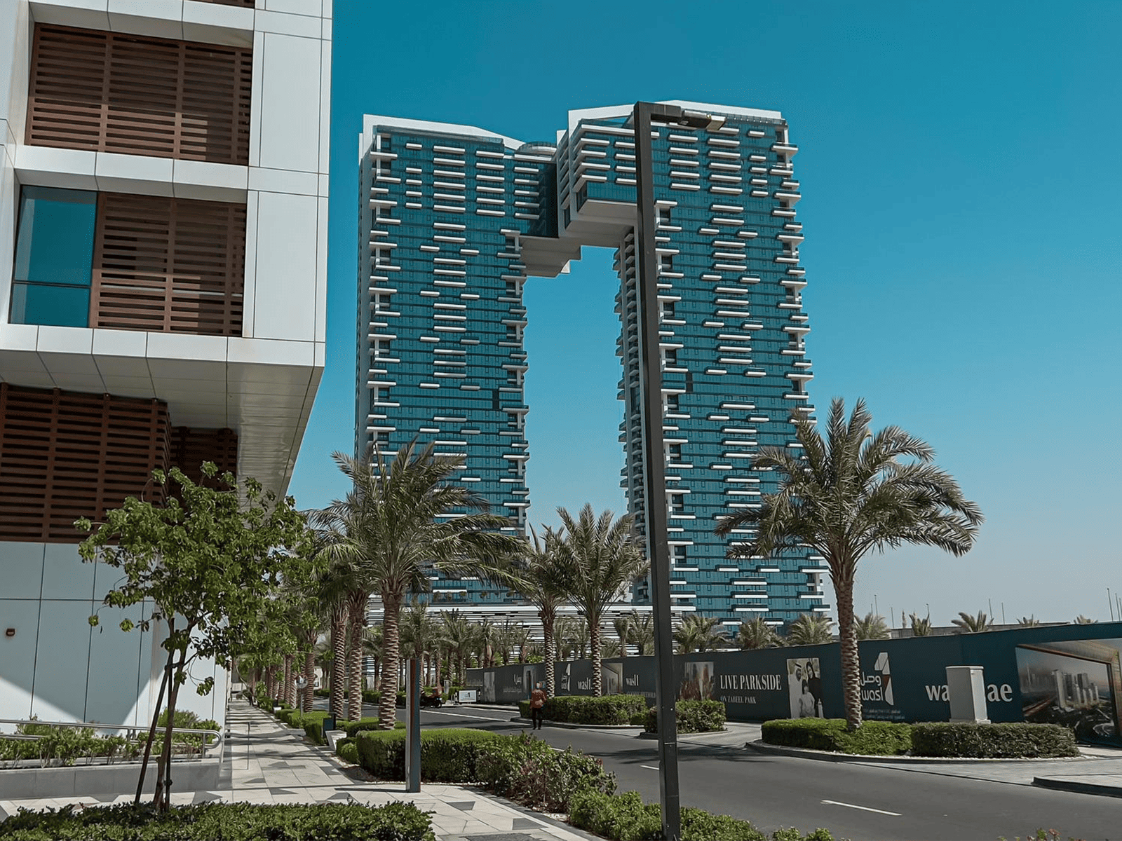 building view from outside of uae
