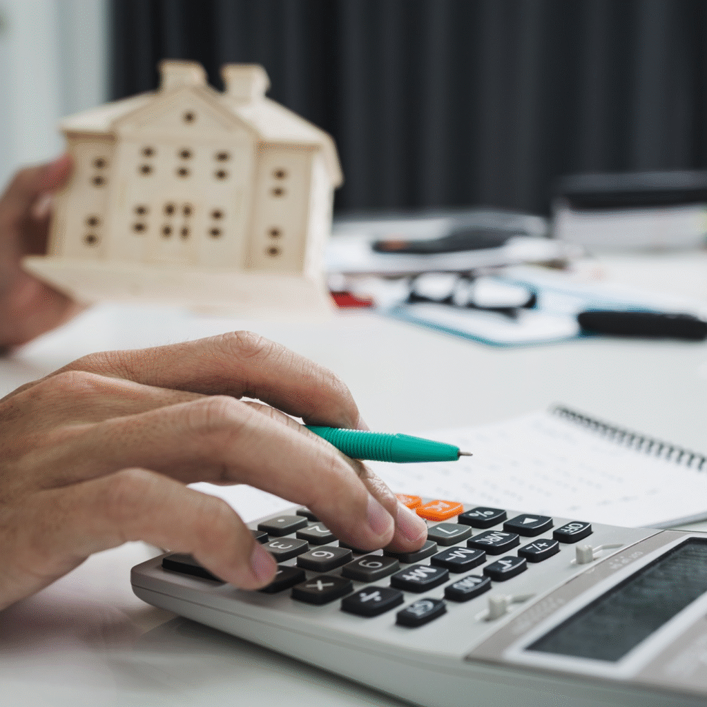 calculating hand